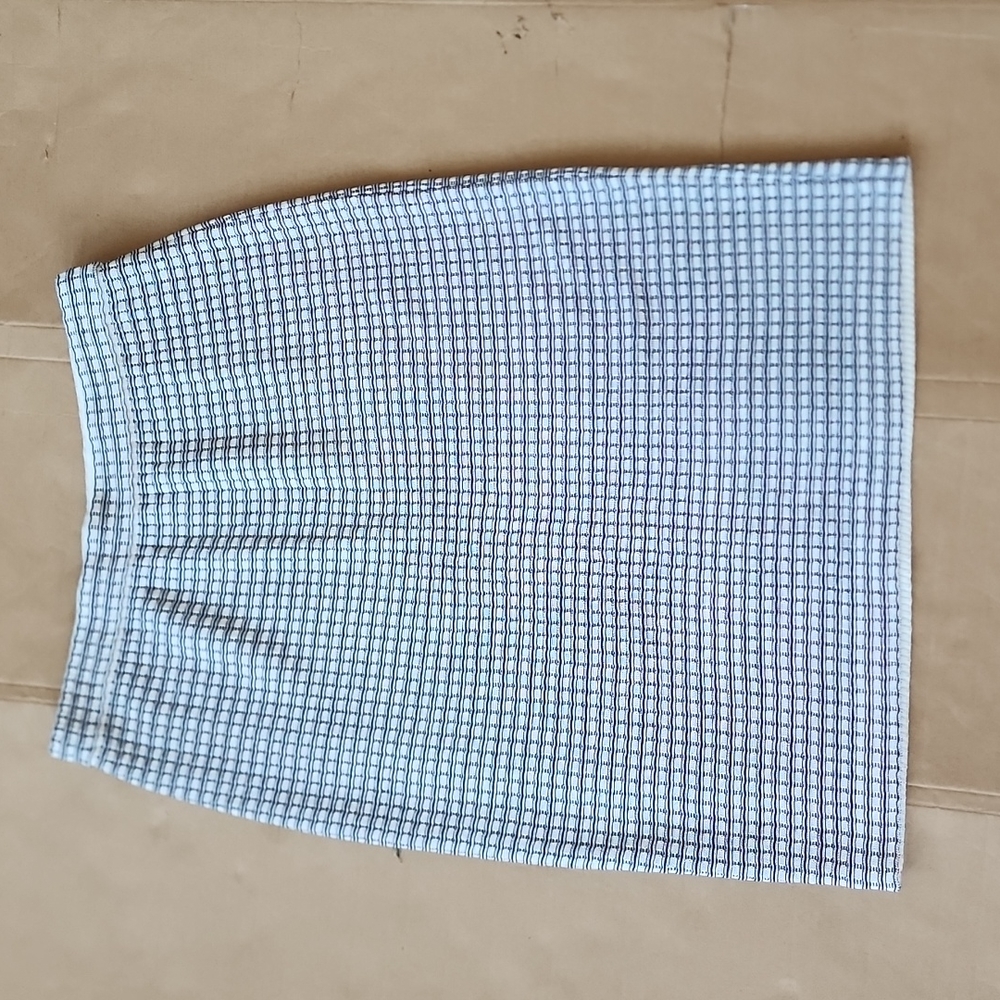 Ming Wang white/black tile print knit skirt-PS - Picture 1 of 6